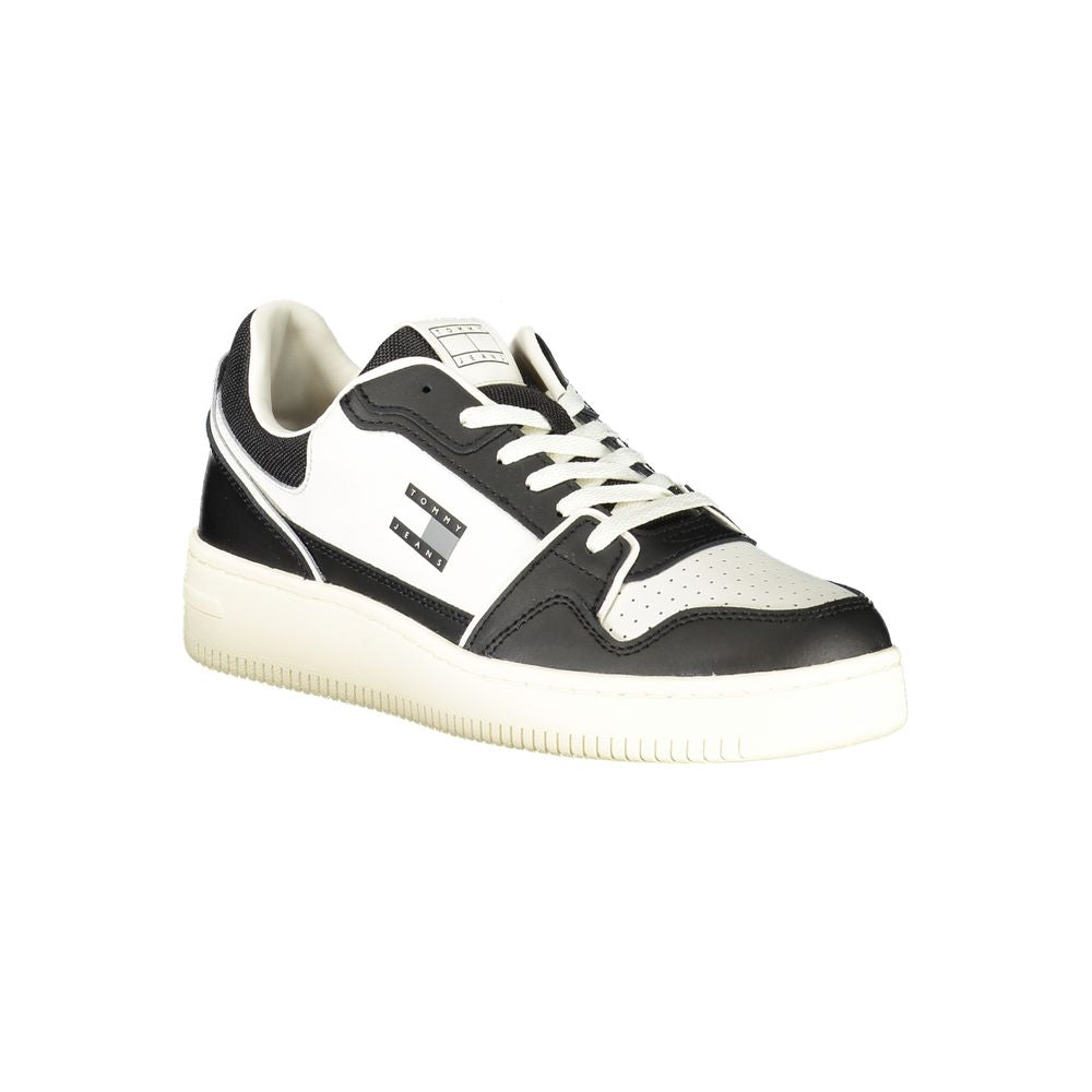 Tommy Hilfiger Black Polyurethane Men Sneaker | Regal Royce