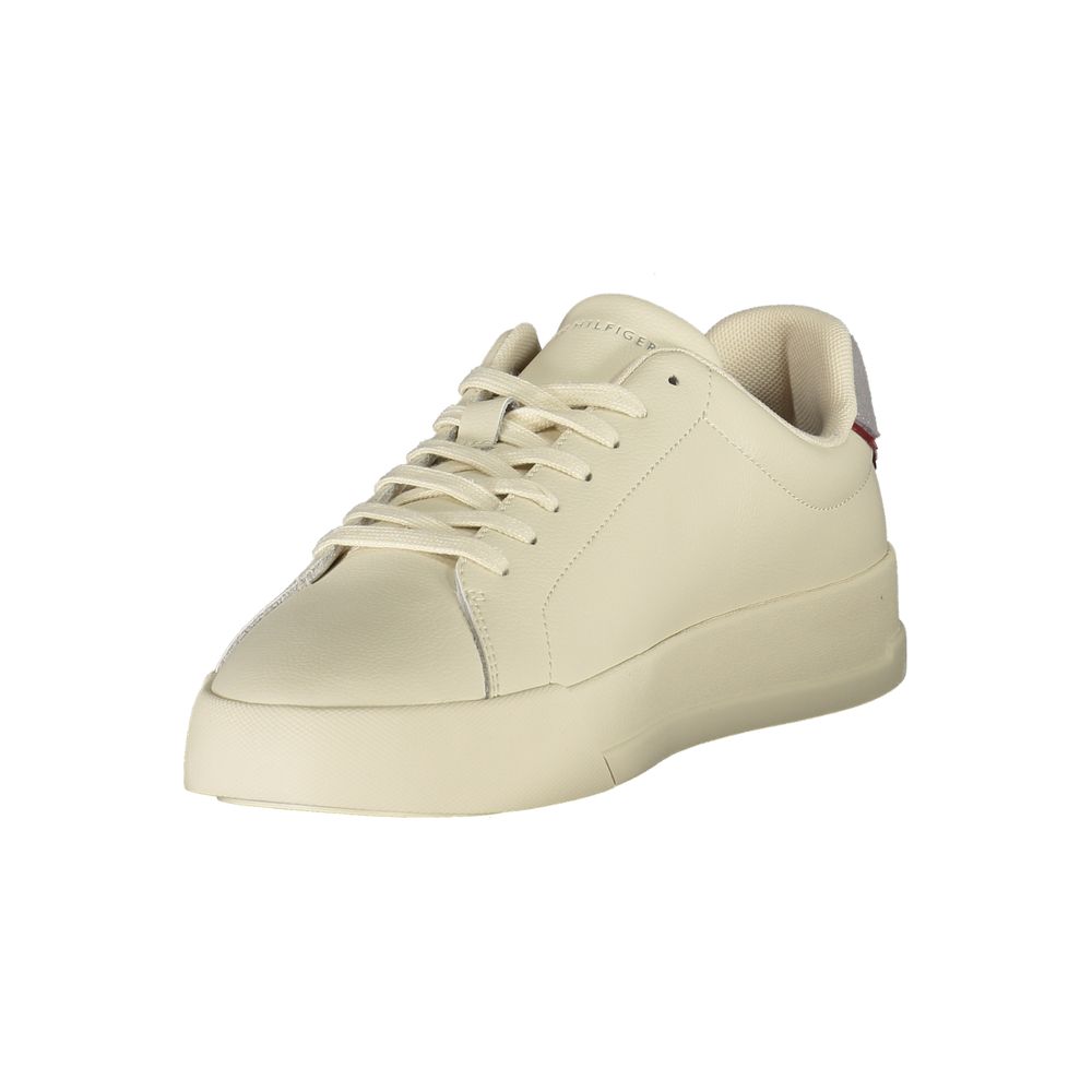 Tommy Hilfiger Beige Polyurethane Men Sneaker | Regal Royce