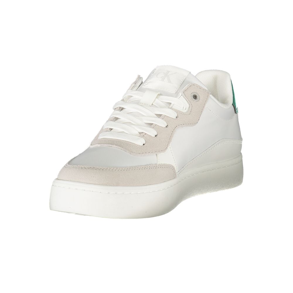 Calvin Klein Bianco Polyurethane Men Sneaker | Regal Royce