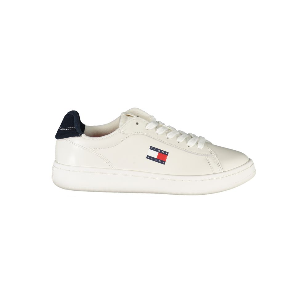 Tommy Hilfiger Bianco Polyurethane Women Sneaker | Regal Royce