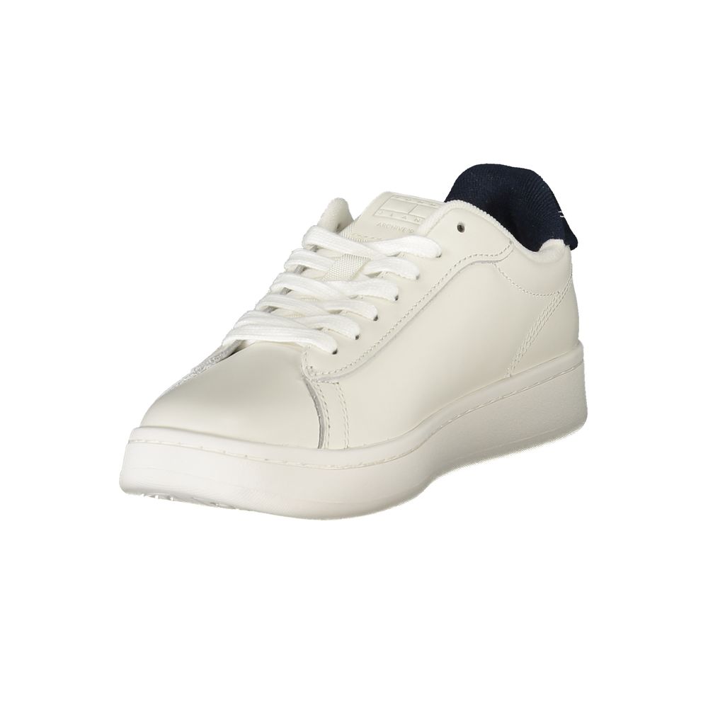 Tommy Hilfiger Bianco Polyurethane Women Sneaker | Regal Royce
