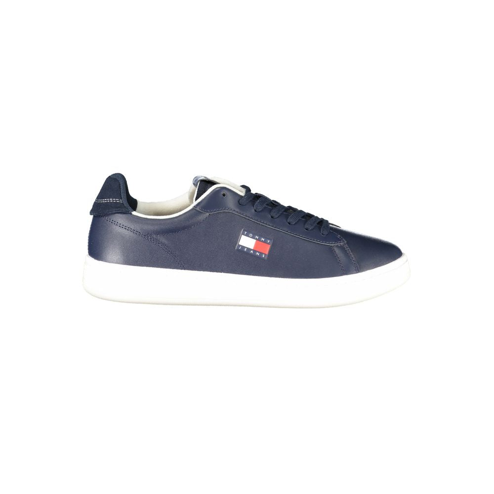 Tommy Hilfiger Blue Polyurethane Men Sneaker | Regal Royce