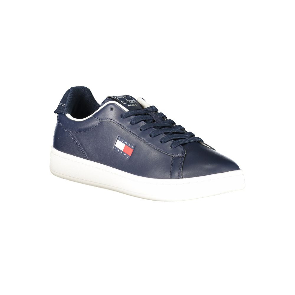Tommy Hilfiger Blue Polyurethane Men Sneaker | Regal Royce