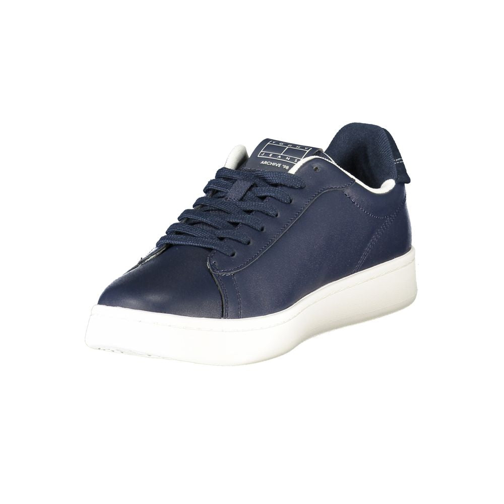 Tommy Hilfiger Blue Polyurethane Men Sneaker | Regal Royce