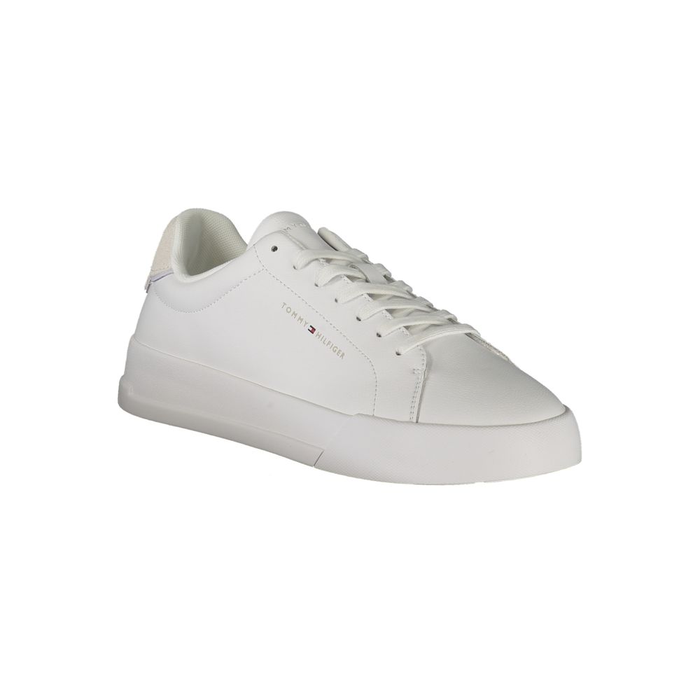 Tommy Hilfiger White Polyurethane Men Sneaker | Regal Royce