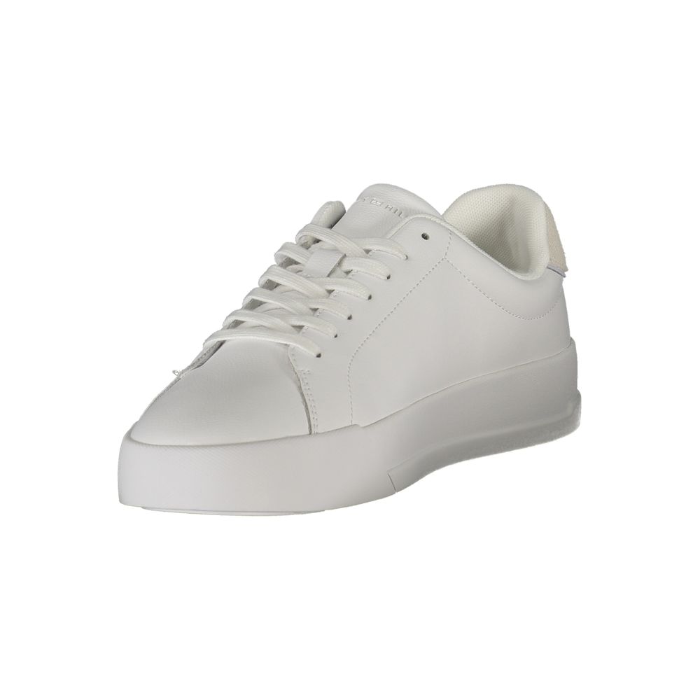 Tommy Hilfiger White Polyurethane Men Sneaker | Regal Royce