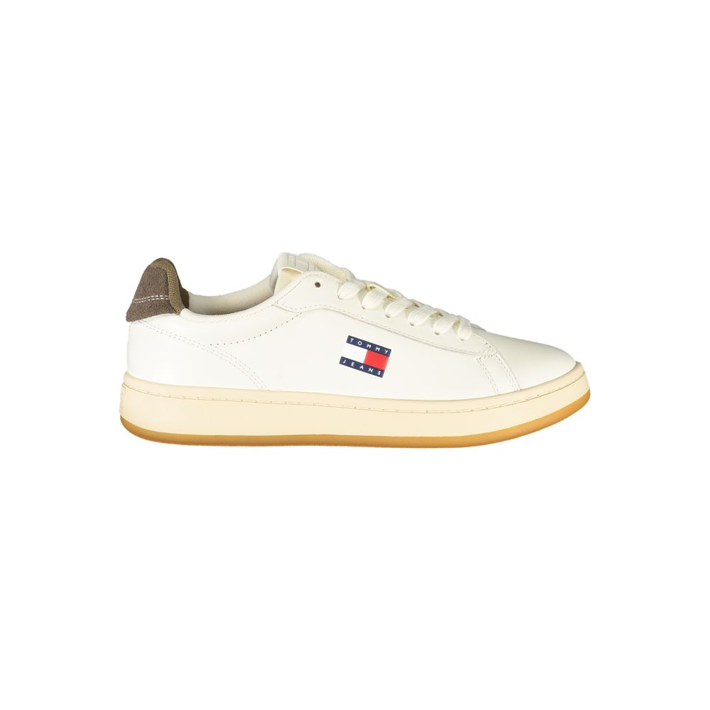 Tommy Hilfiger White Leather Women Sneaker | Regal Royce