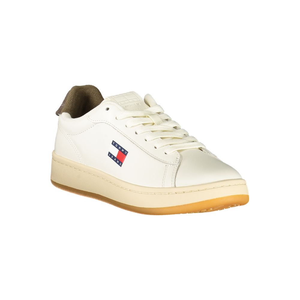 Tommy Hilfiger White Leather Women Sneaker | Regal Royce