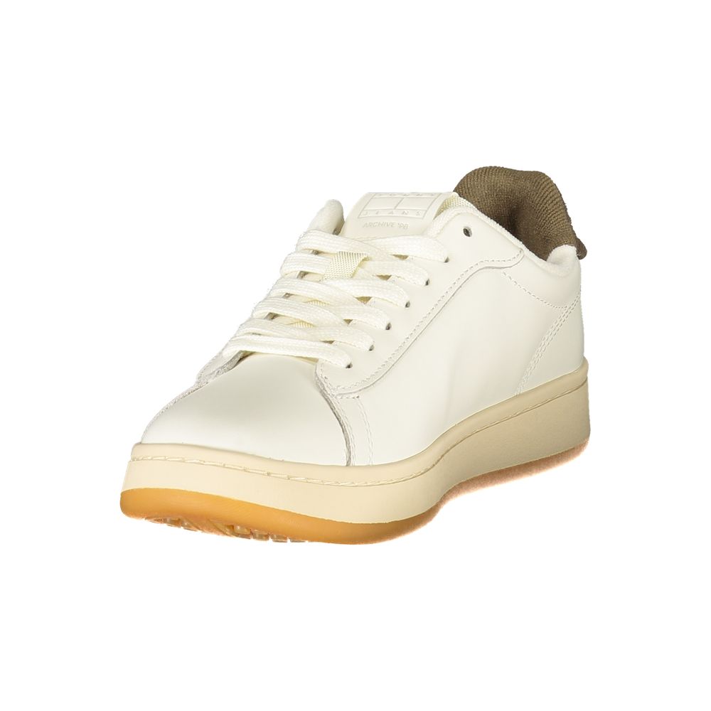 Tommy Hilfiger White Leather Women Sneaker | Regal Royce