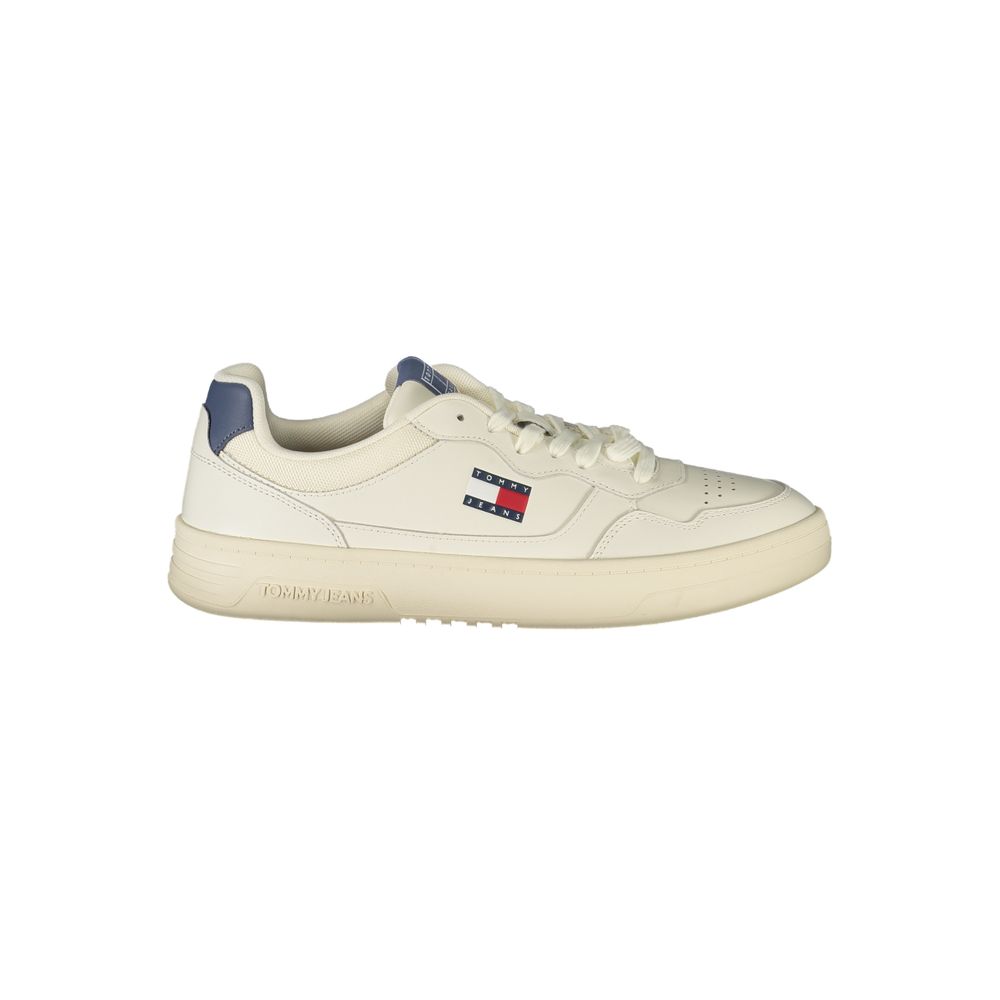 Tommy Hilfiger Bianco Polyurethane Men Sneaker | Regal Royce