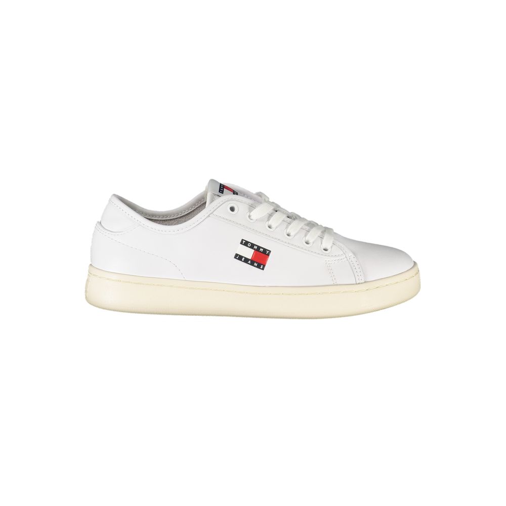 Tommy Hilfiger White Leather Women Sneaker | Regal Royce