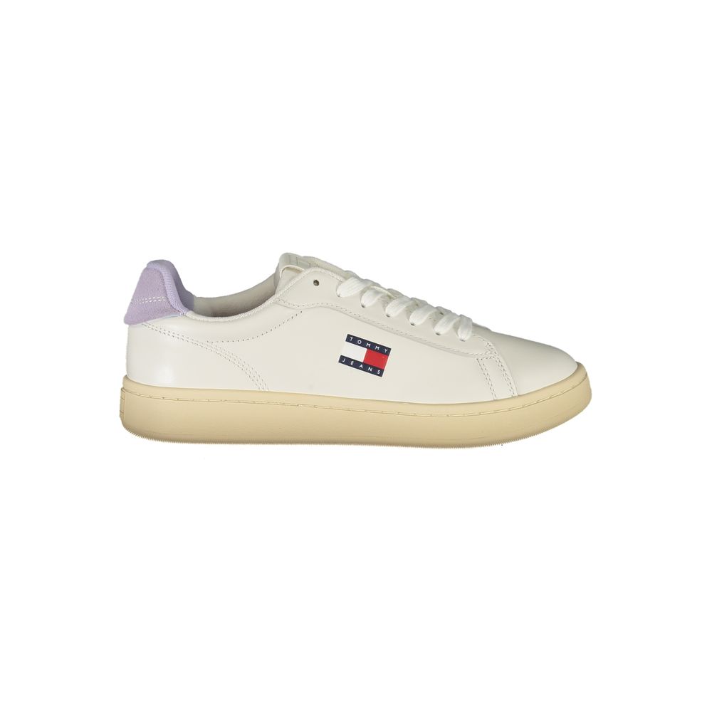 Tommy Hilfiger White Leather Women Sneaker | Regal Royce
