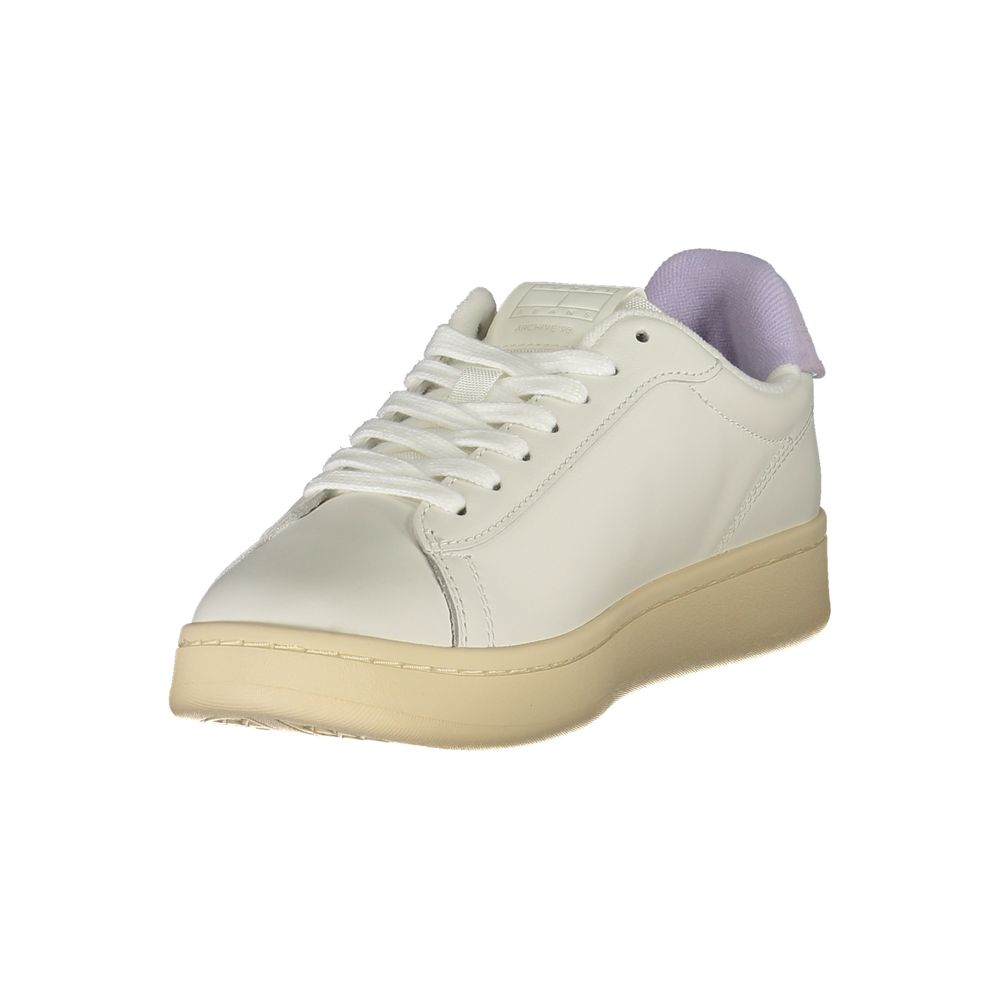 Tommy Hilfiger White Leather Women Sneaker | Regal Royce
