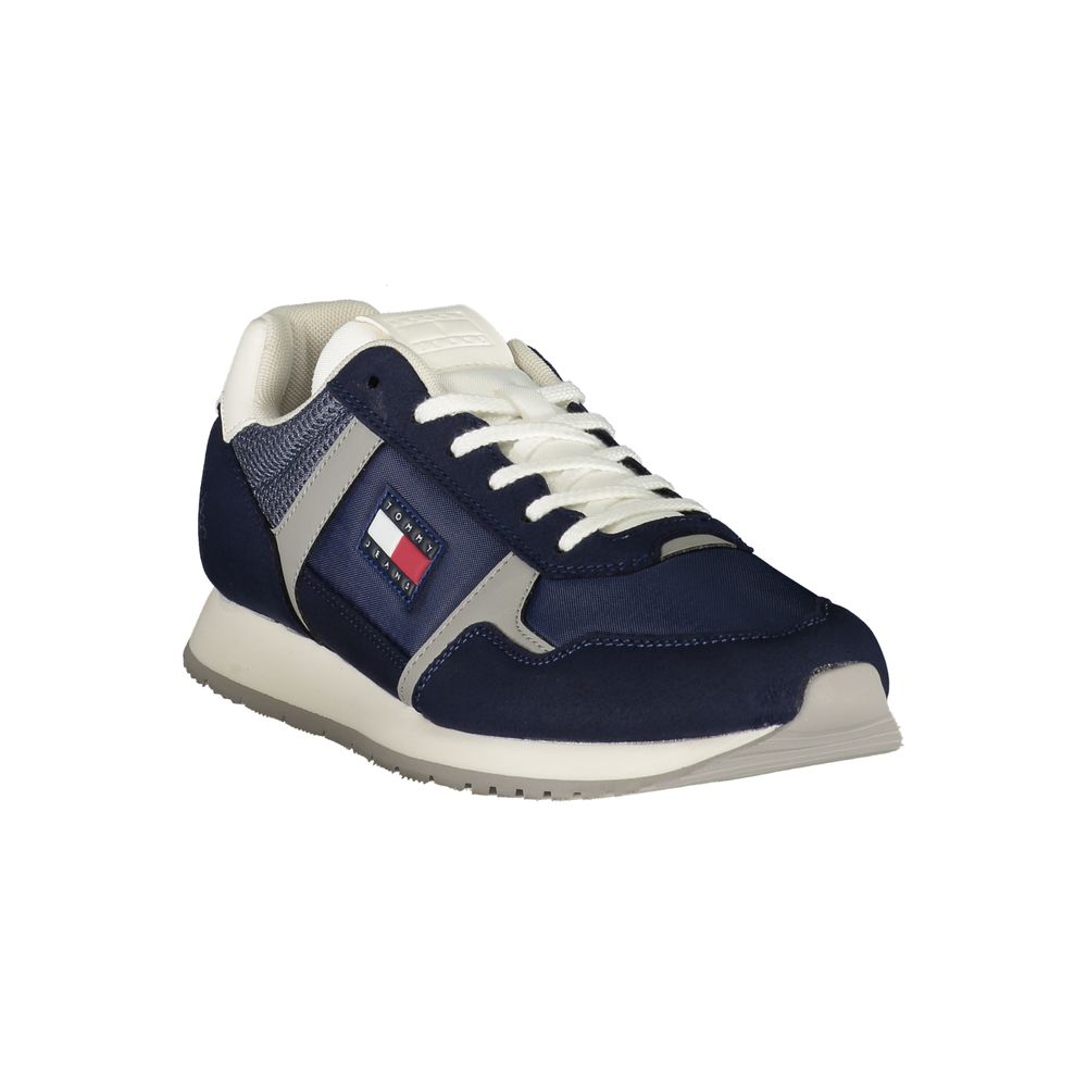 Tommy Hilfiger Blue Polyurethane Men's Sneaker | Regal Royce