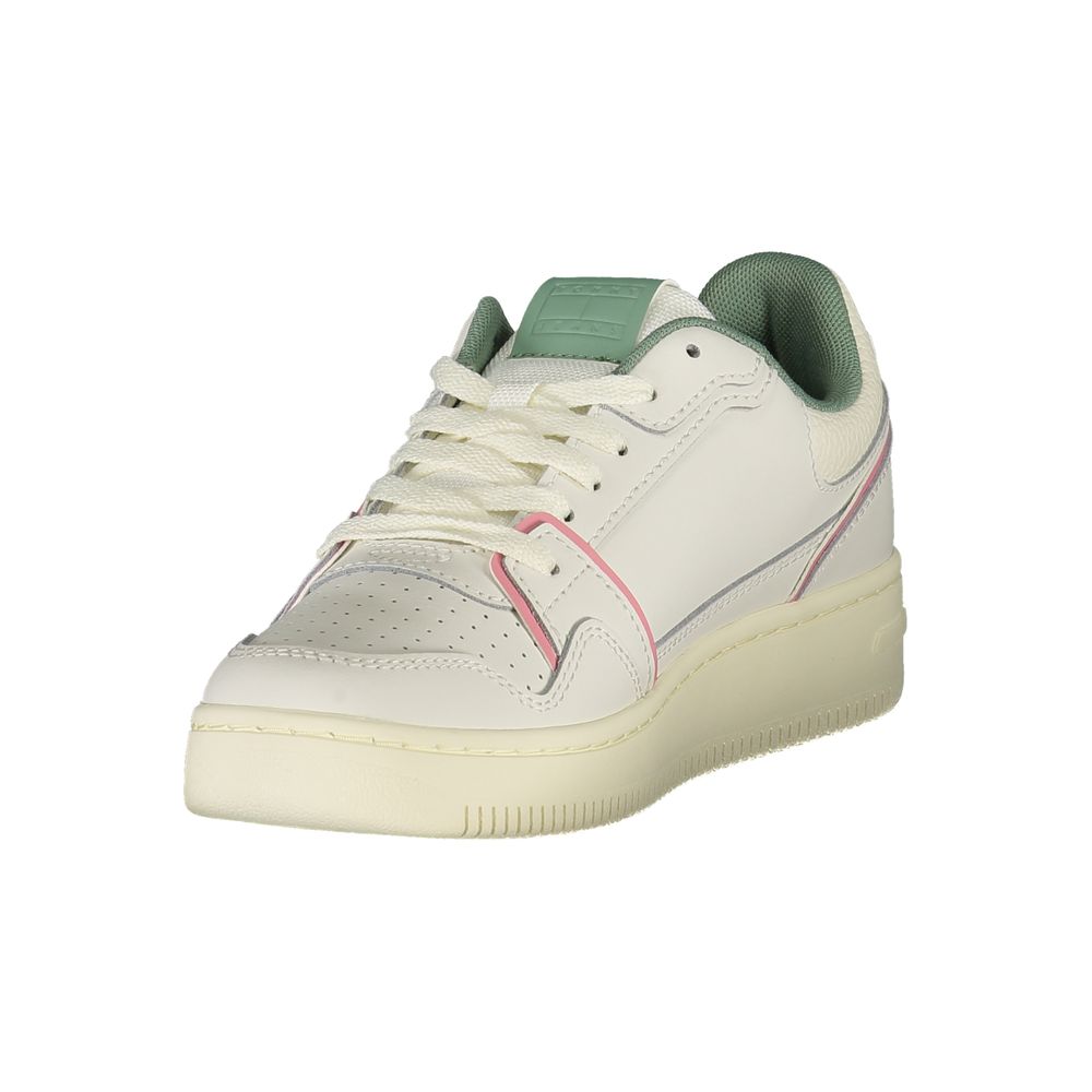 Tommy Hilfiger White Leather Women Sneaker | Regal Royce