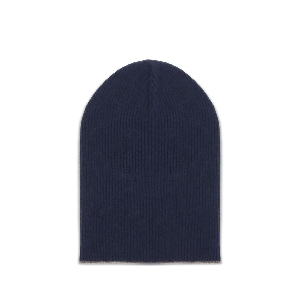 Brunello Cucinelli Black Cashmere Beanie | Regal Royce