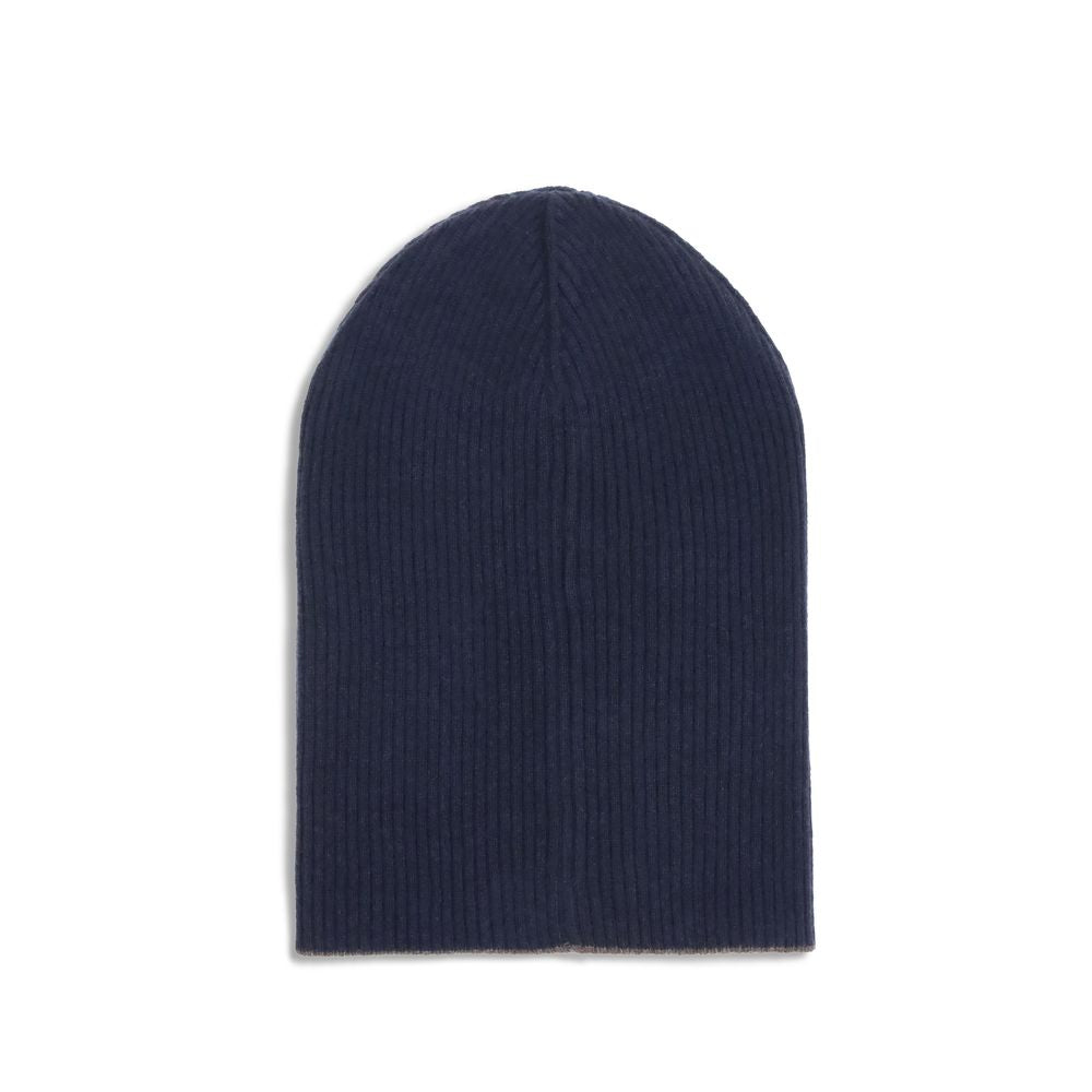 Brunello Cucinelli Black Cashmere Beanie | Regal Royce