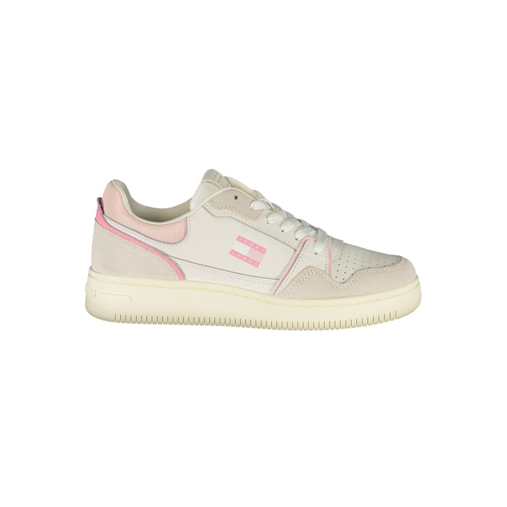 Tommy Hilfiger White Polyurethane Women Sneaker | Regal Royce