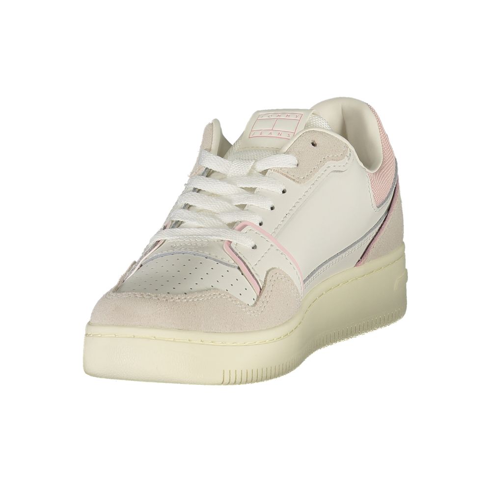 Tommy Hilfiger White Polyurethane Women Sneaker | Regal Royce