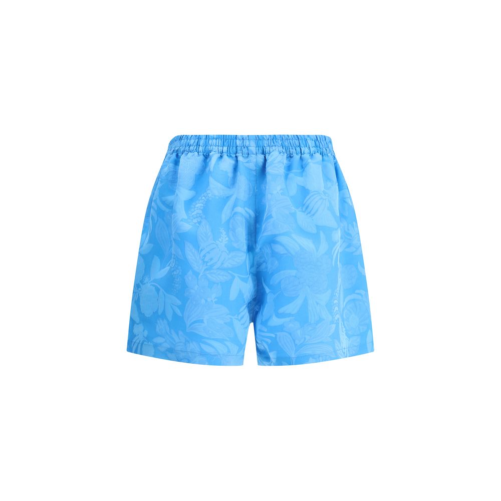 Balenciaga Blue Viscose Bermuda Shorts | Regal Royce