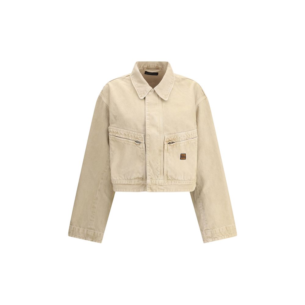 Balenciaga Beige Cotton Denim Jacket | Regal Royce