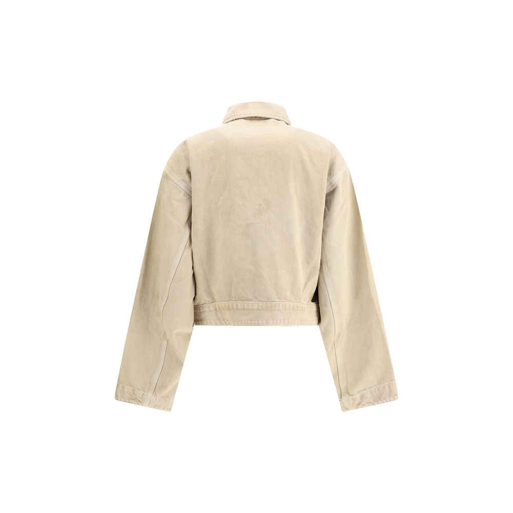 Balenciaga Beige Cotton Denim Jacket | Regal Royce