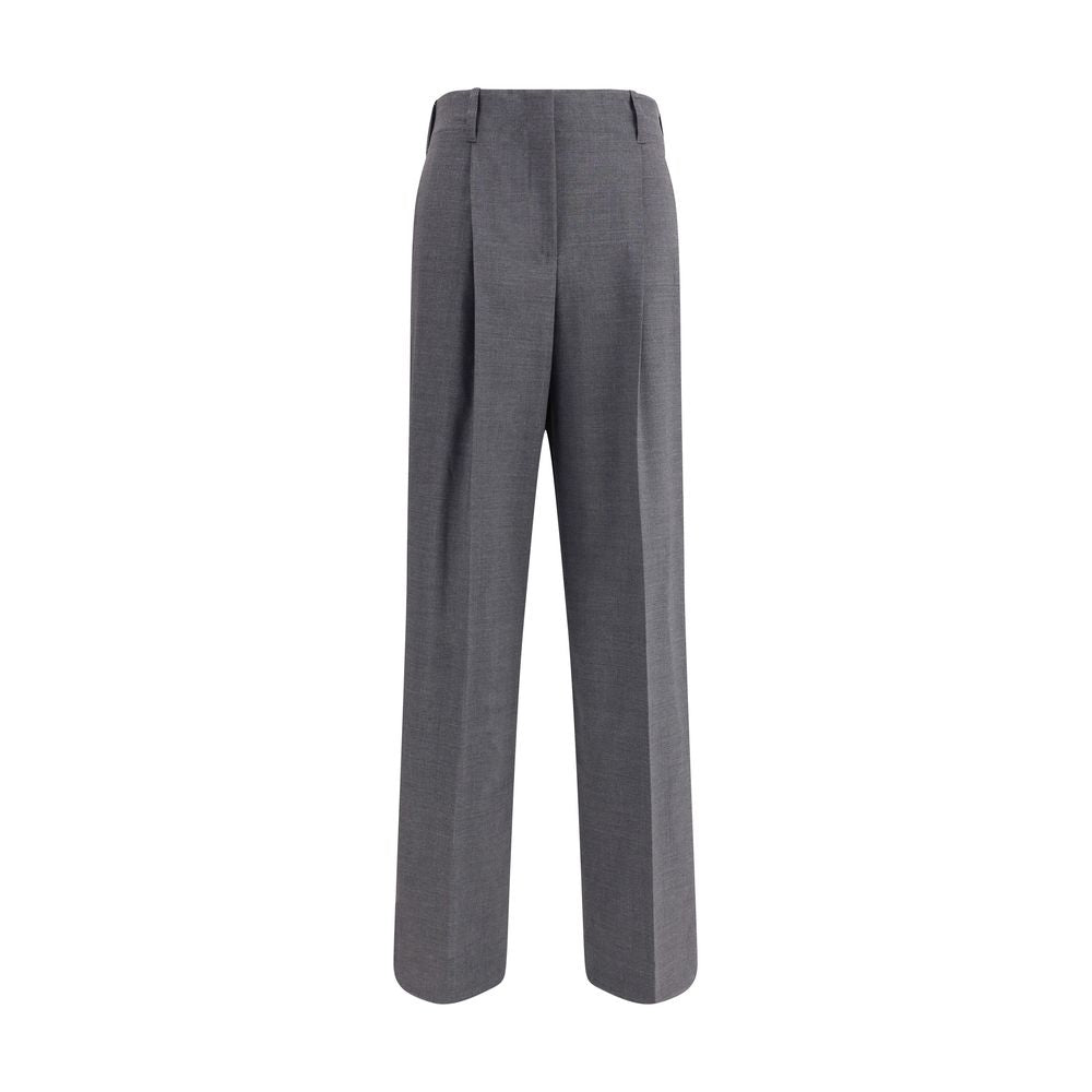 P.A.R.O.S.H. Gray Elastane Casual Pants | Regal Royce