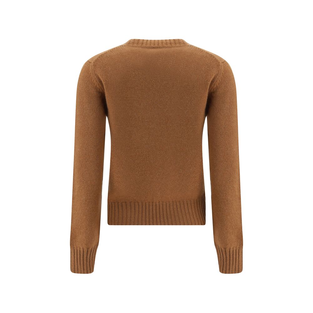 Ami Paris Brown Cashmere Sweatshirt | Regal Royce