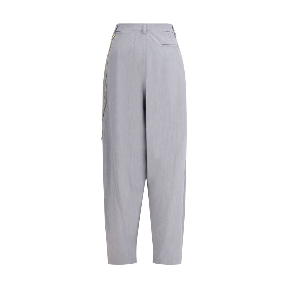 Darkpark Gray Polyester Casual Pants | Regal Royce
