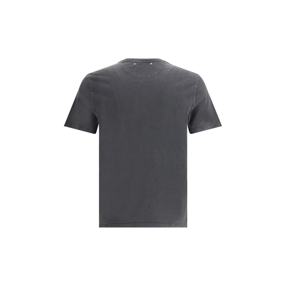 Golden Goose Gray Cotton T-Shirt | Regal Royce