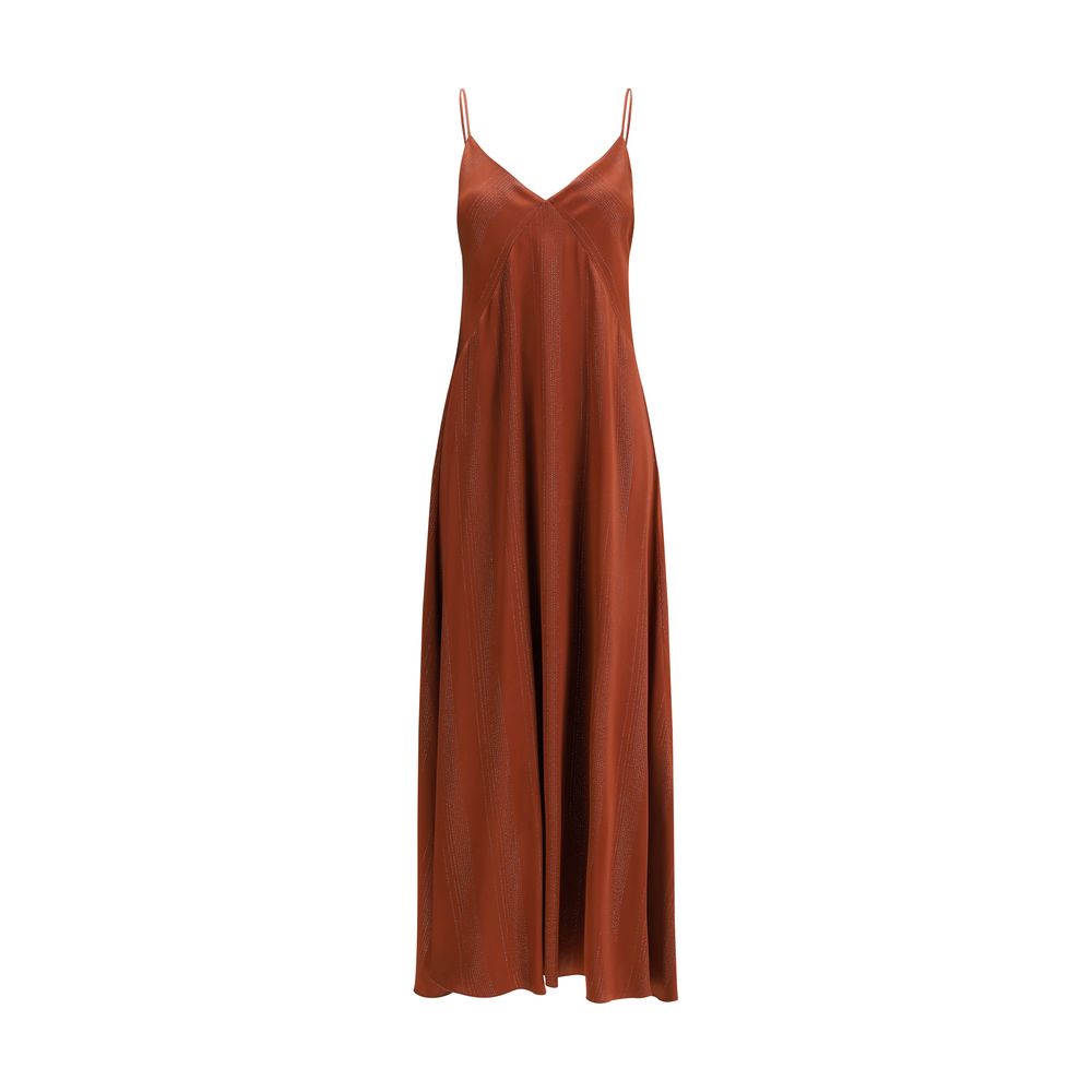 Forte_Forte Orange Silk Casual Dress | Regal Royce