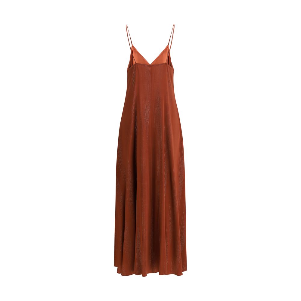 Forte_Forte Orange Silk Casual Dress | Regal Royce