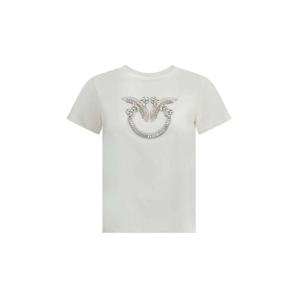 PINKO White Cotton T-Shirt | Regal Royce