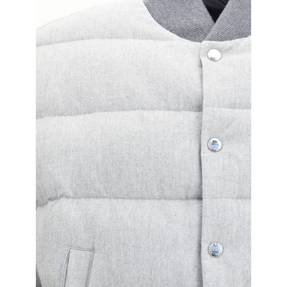 Dolce & Gabbana Gray Cotton Bomber | Regal Royce