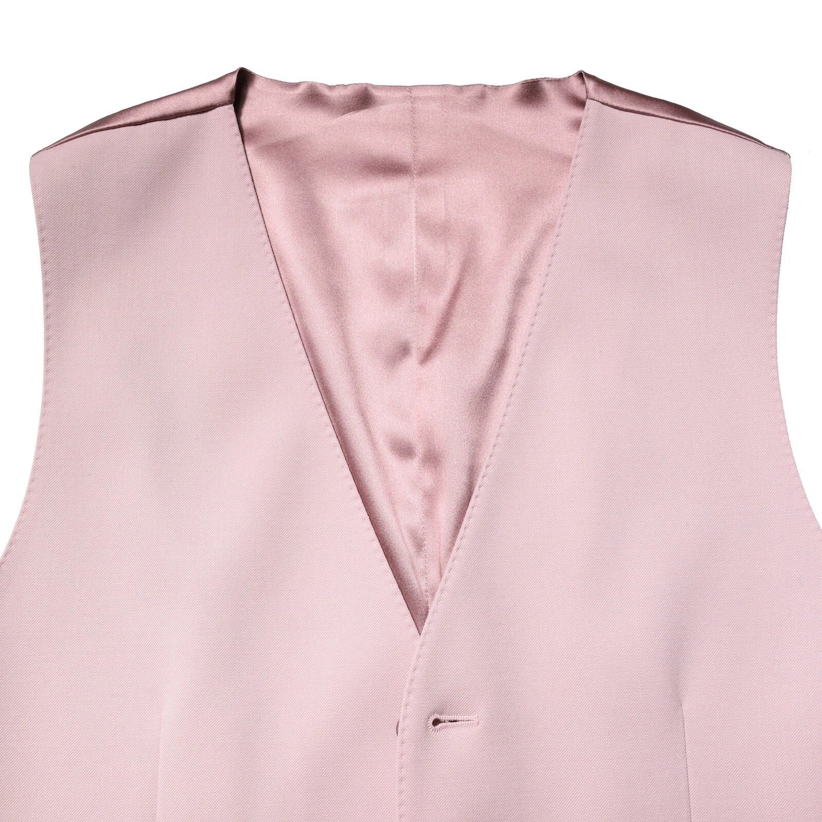Dolce & Gabbana Pink Wool Dress Formal Men Waistcoat Vest | Regal Royce