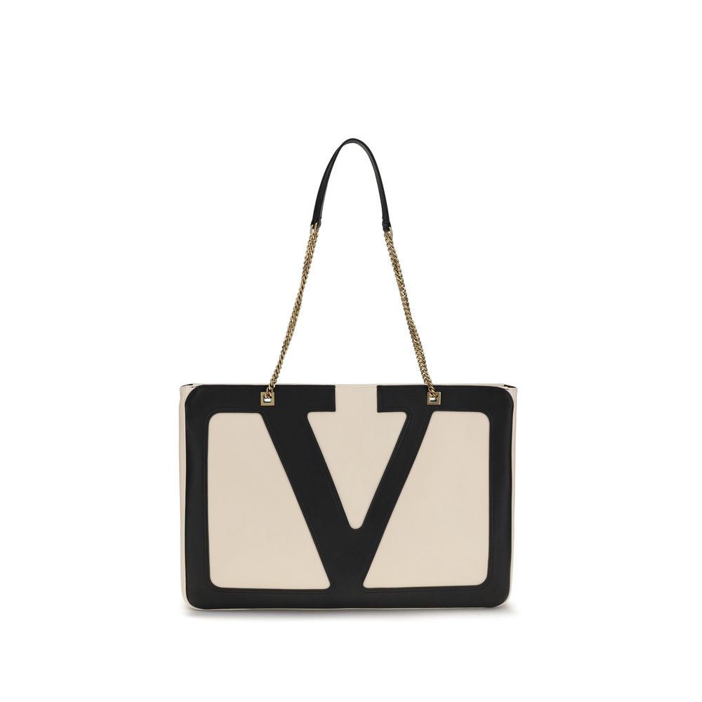 Valentino Garavani Cream Lamb Ovis Aries Aries Shoulder Bag | Regal Royce