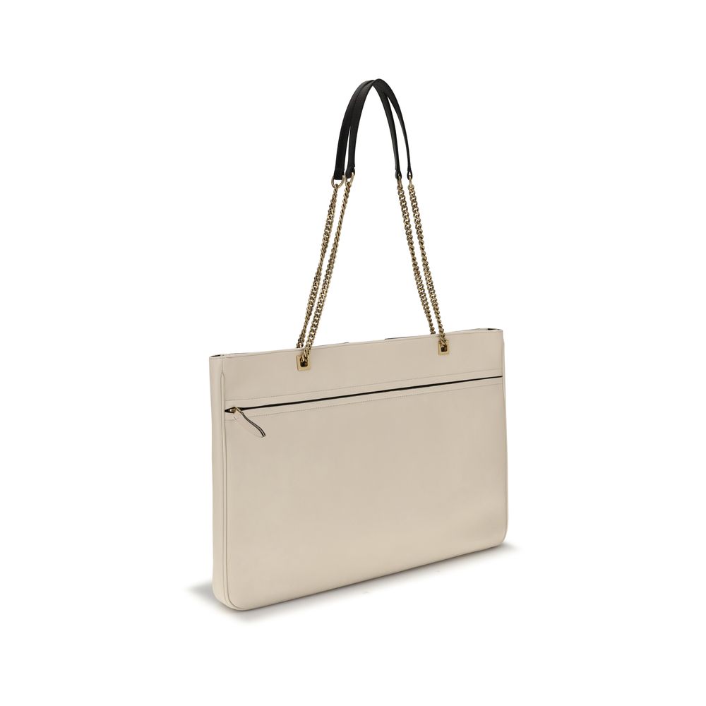 Valentino Garavani Cream Lamb Ovis Aries Aries Shoulder Bag | Regal Royce