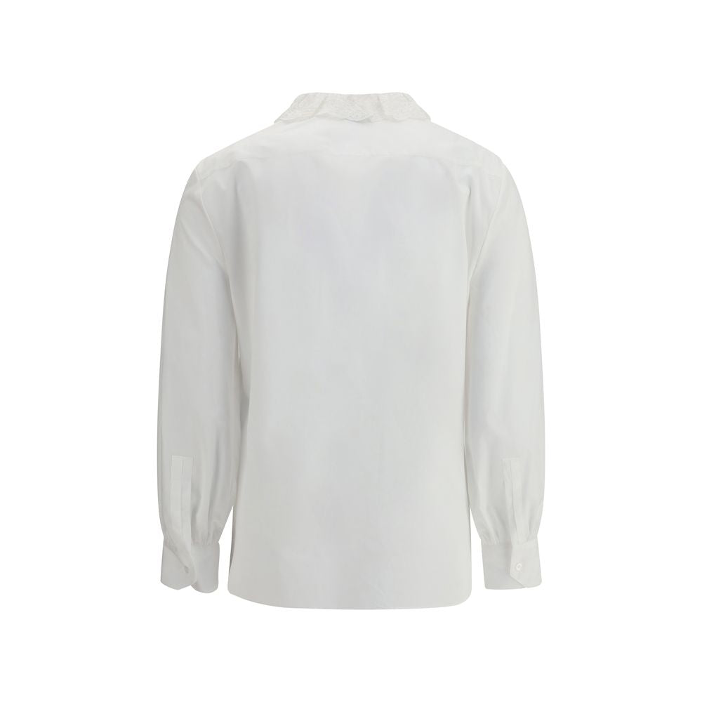 Saint Laurent White Cotton Dress Shirt | Regal Royce