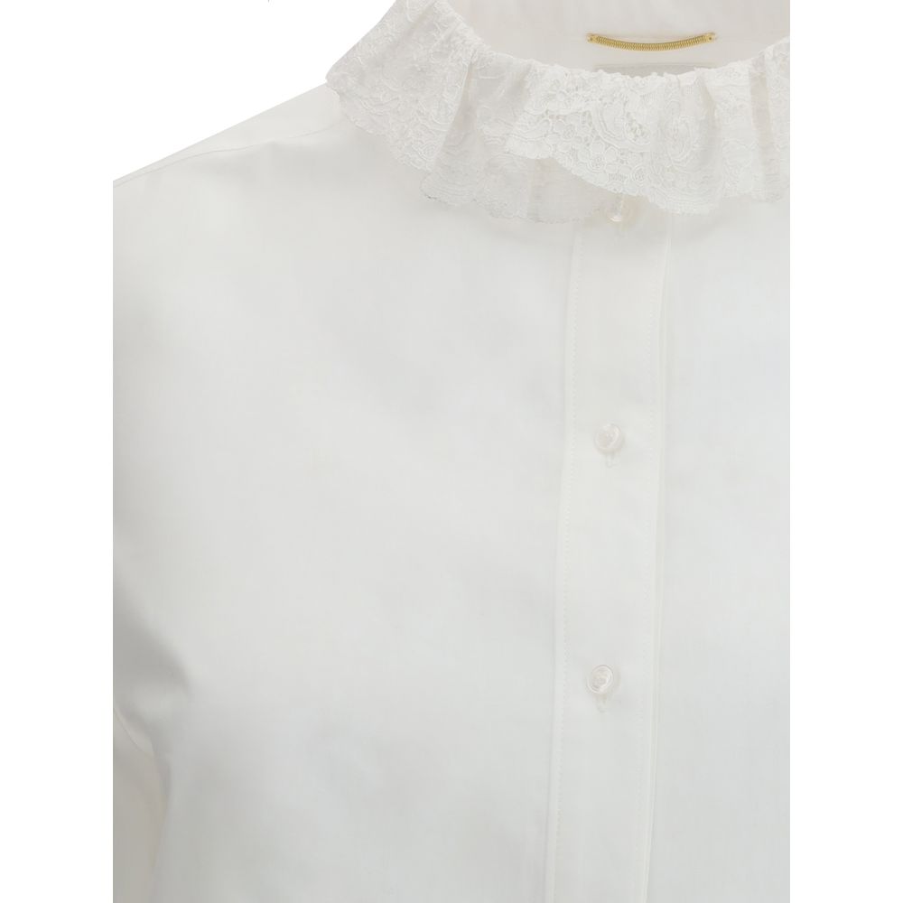 Saint Laurent White Cotton Dress Shirt | Regal Royce
