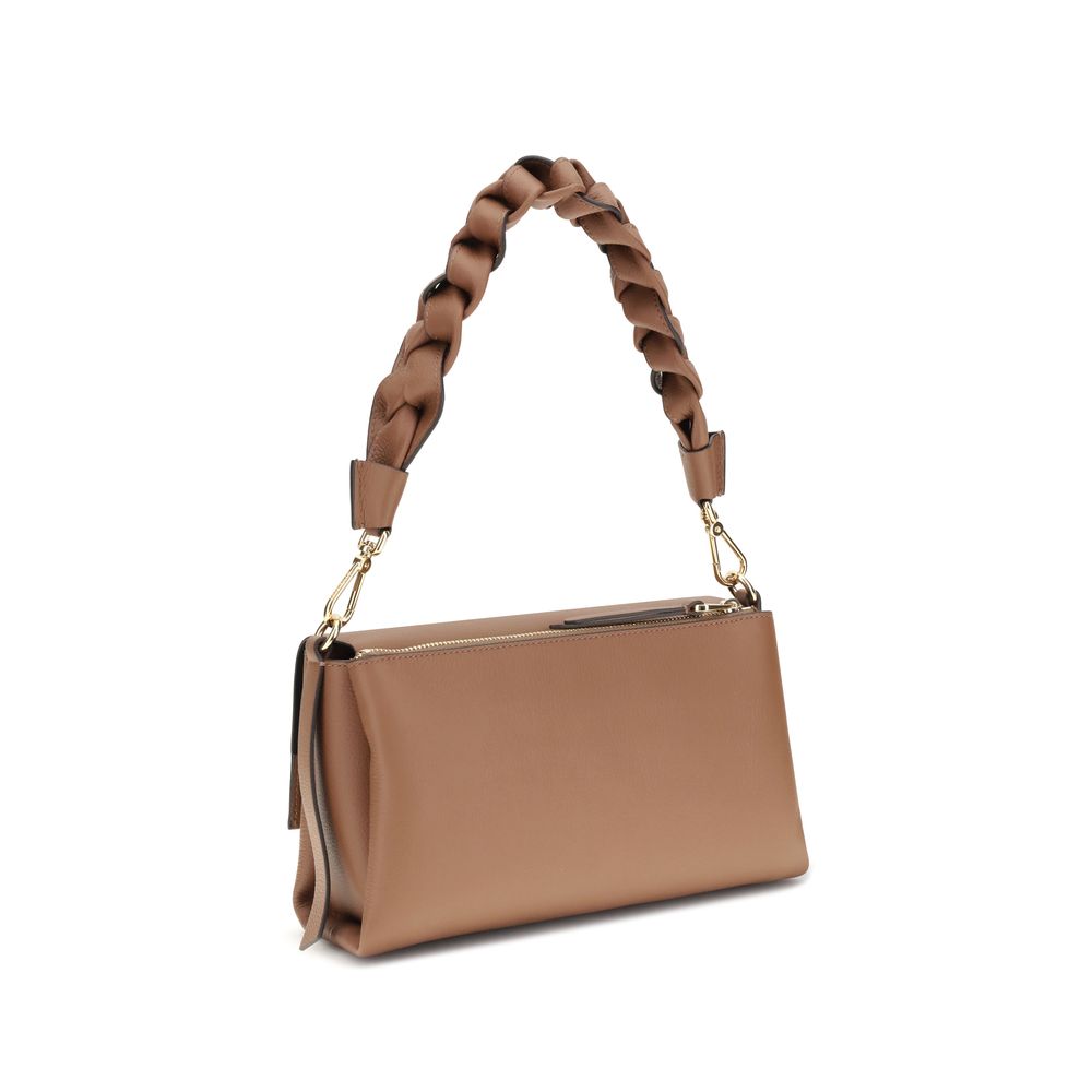 Coccinelle Beige Calf Leather Bos Taurus Shoulder Bag | Regal Royce