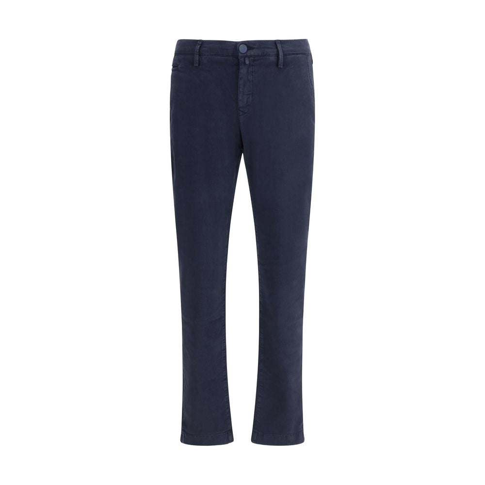 Jacob Cohen Blue Cotton Casual Pants | Regal Royce