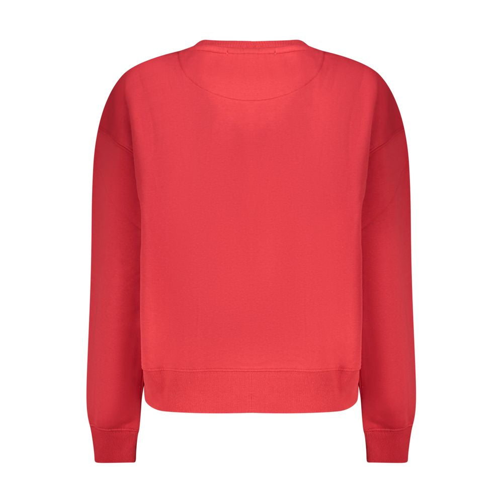 Pepe Jeans Rosso Cotton Women Sweatshirt | Regal Royce