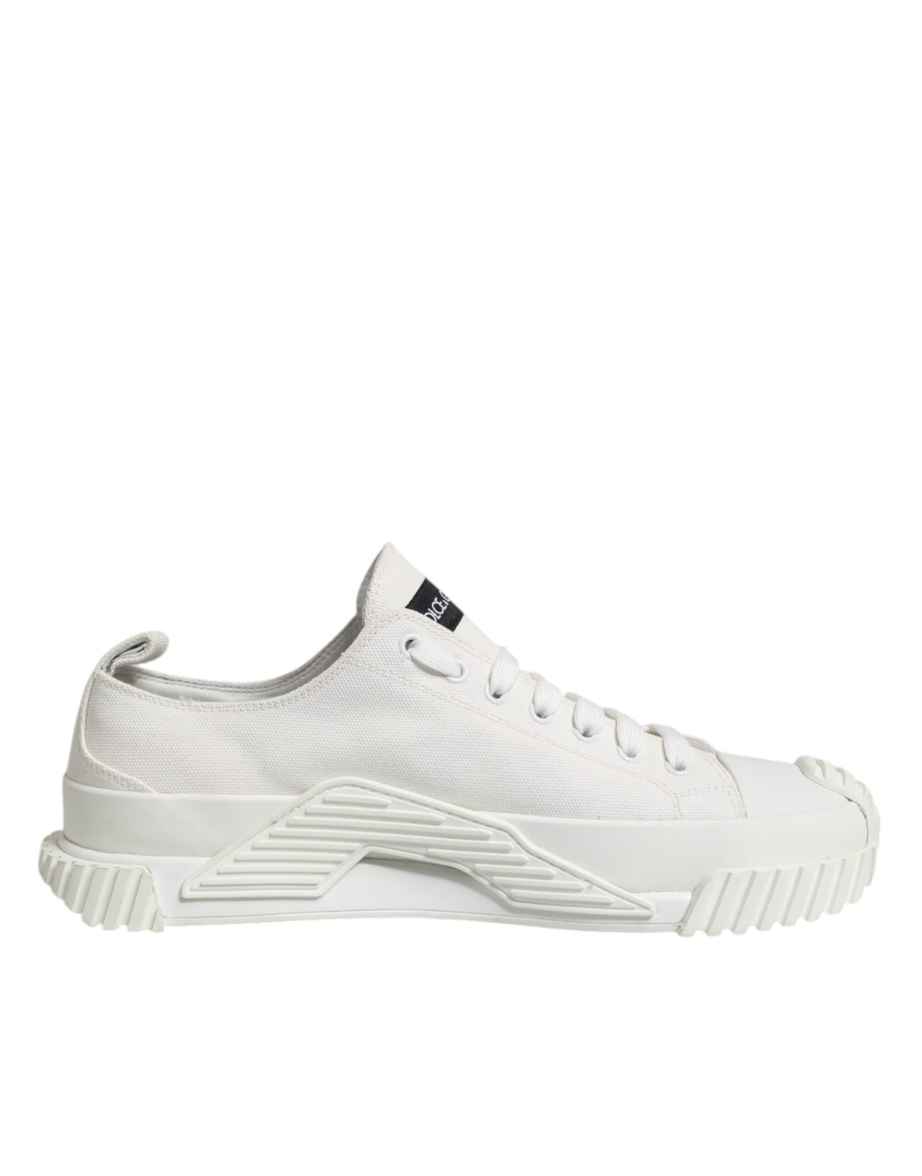 Dolce & Gabbana White Logo Graffiti Low Top Sneakers Shoes | Regal Royce