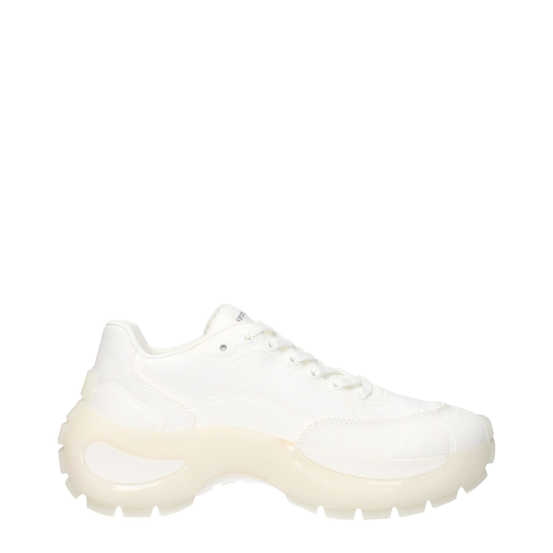 Max Mara White Fabric Chunky Sneakers | Regal Royce