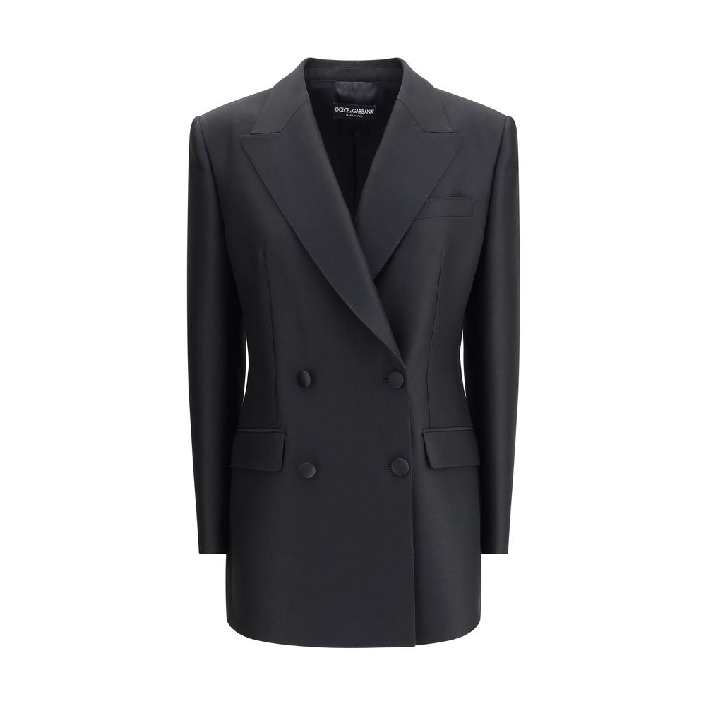Dolce & Gabbana Black Fleece Wool Blazer | Regal Royce