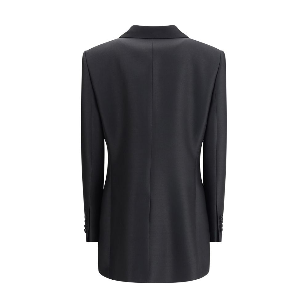 Dolce & Gabbana Black Fleece Wool Blazer | Regal Royce