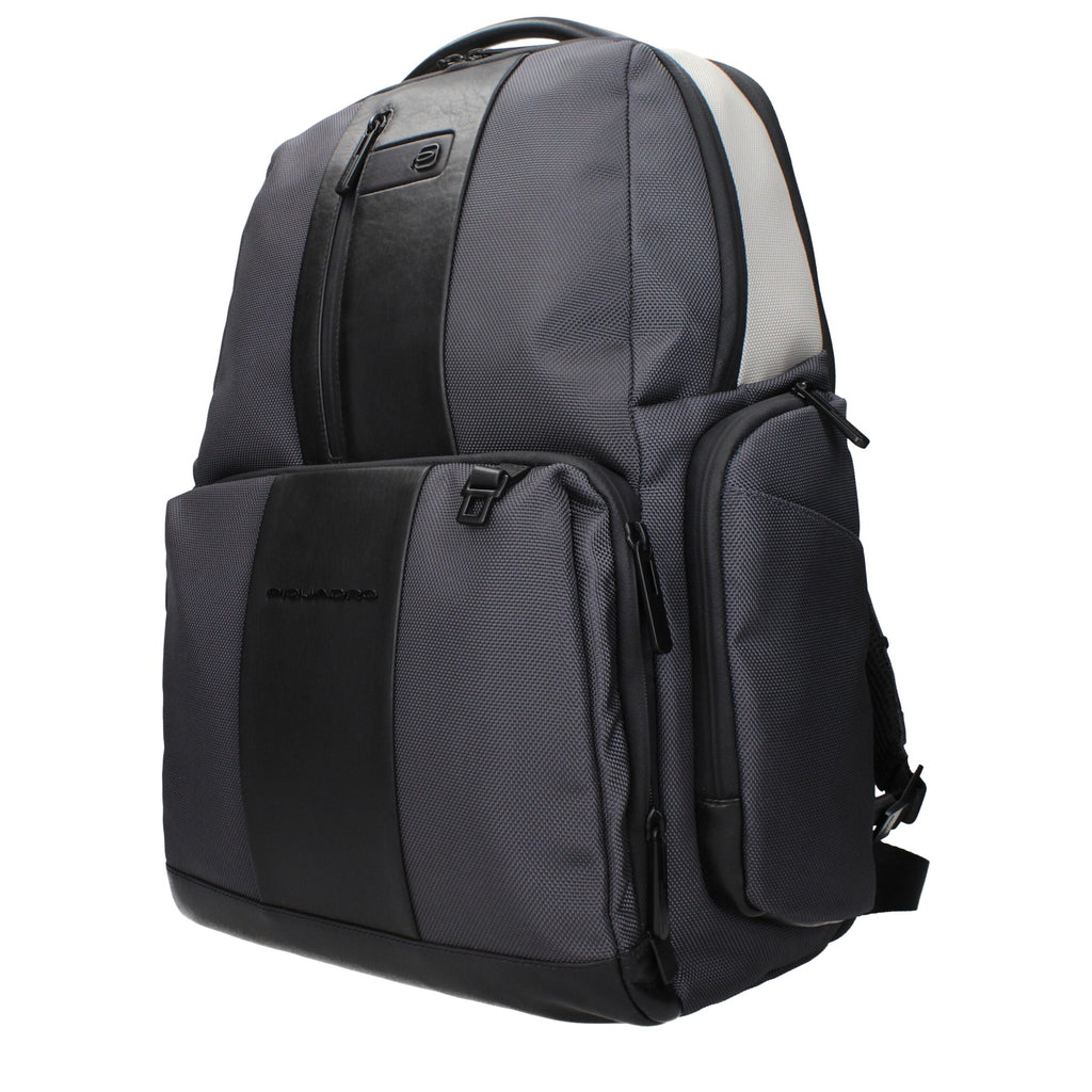 Piquadro Gray Nylon Backpack