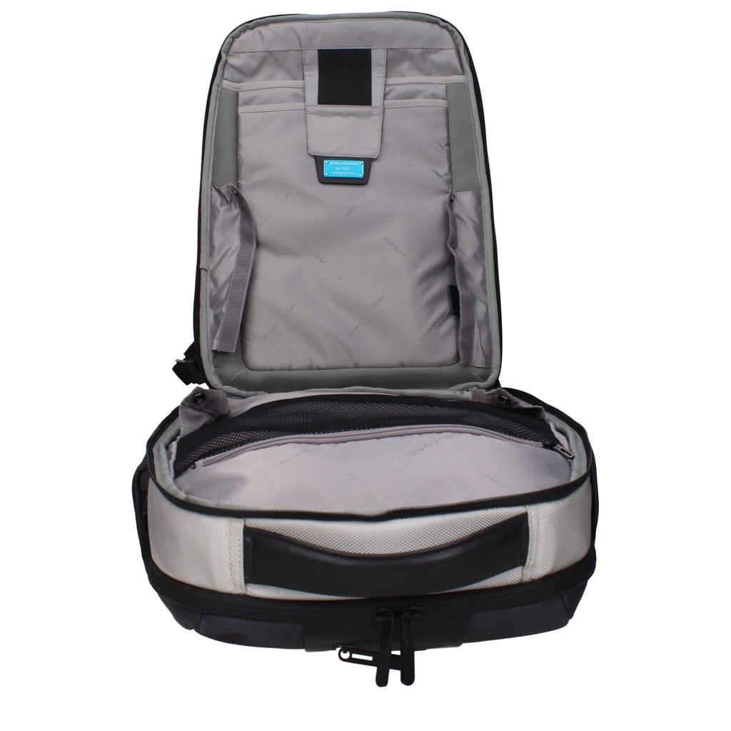 Piquadro Gray Nylon Backpack