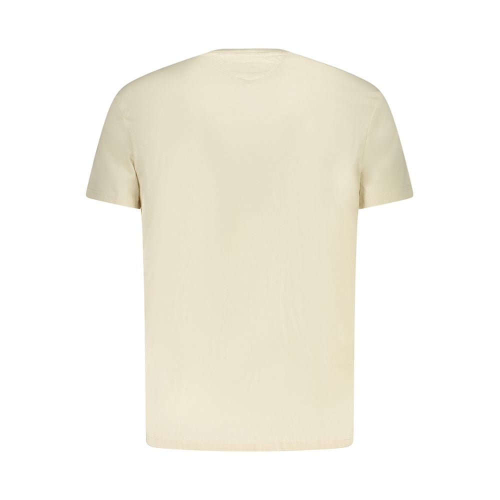 Tommy Hilfiger Beige Cotton Men's T-Shirt | Regal Royce