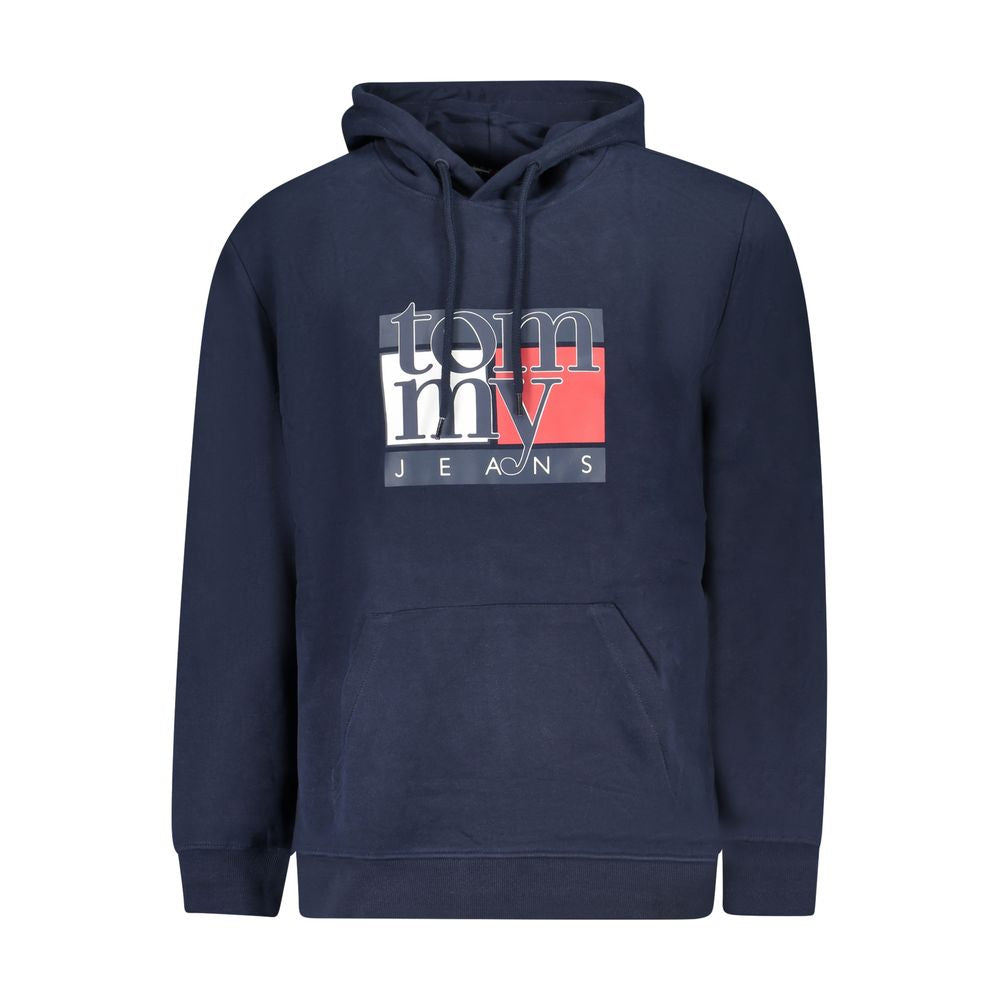 Tommy Hilfiger Blue Cotton Men's Hoodie | Regal Royce